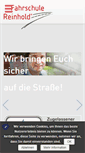 Mobile Screenshot of fahrschule-reinhold.de
