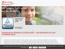 Tablet Screenshot of fahrschule-reinhold.de